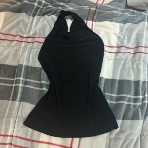 Black halter top wilfred